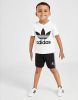 Adidas Originals Trefoil T Shirt/Shorts Set Baby's White Kind online kopen